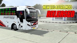 New Zed Astra Mod Released For Bussid | Bus simulator indonasia