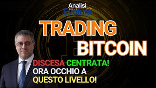 🔴 #bitcoin ⚠️  Discesa Centrata: Ora Occhio a Questo Livello!