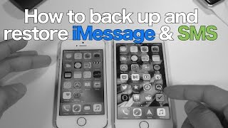 How-To: backup and restore SMS \u0026 iMessages on a clean install