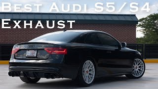 AWE Track Exhaust with Stock Downpipes | Audi S5 3.0T