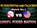 Nepal vs United States Live Score, NEP vs USA 1st Match, ICC ...