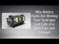 Why Battery Packs Are Winning Over Hydrogen Fuel Cells (For Both Cars and Energy) Why Battery Packs Are Winning Over Hydrogen Fuel Cells (For Both Cars and Energy)
