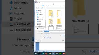 এমএস ওয়ার্ড ফাইল সেভ করার নিয়ম  #shortvideo #msword  #msoffice