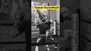 Jab. Cross. Hook.  Cross. Pivot.  Repeat.    #sunday #southpaw #boxing #training  #punches #life