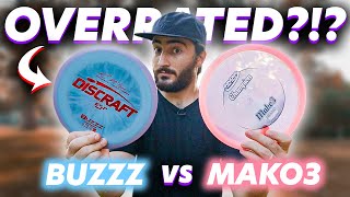 MAKO3 VS BUZZZ - Testing The BEST Straight Flying Midranges // Best Disc For Beginners