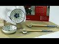 Japanese tableware set Ceramics Sushi Saucer Set for Two in Gift Box