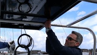 Installing solar panels on the arch