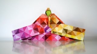 Origami tutorial - Empress by Momotani Yoshihide