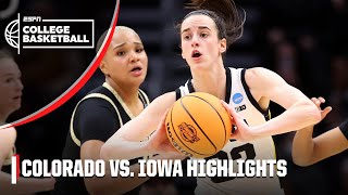 Colorado Buffaloes vs. Iowa Hawkeyes | Full Game Highlights | 2023 Women’s NCAA Tournament