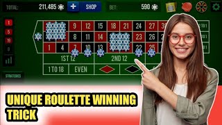 Unique Roulette Winning Trick | Roulette Strategy 2023