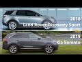 2018 Land Rover Discovery Sport vs 2019 Kia Sorento (technical comparison)