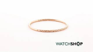 Karen Millen Jewellery Ladies' Base metal CRYSTAL SPRINKLE BANGLE SM (KMJ603-24-02SM)