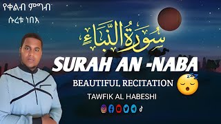 Amazing Quran  recitation qari tawfik=beautiful voice سوت يرح القلب የቀልብ ምግብ