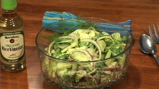 Cucumbers and Creamy Dill Dressing