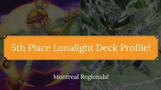 Yu-Gi-Oh! 5th Place Montreal Regional Lunalight Deck Profile! ft. William McNamara