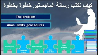 كتابة رسالة الماجستير خطوة بخطوة How to write your thesis والبحث بصورة عامة