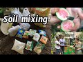 Soil mixing || మట్టి మిశ్రమం