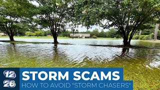 Here’s some tips on how to avoid storm damage scams