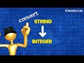 How to convert a string to an integer in JavaScript