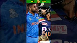 Surya Kumar Yadav VS Shreyas Iyer Comparison Shorts🔥#shorts #youtubeshorts #shortvideo #cricket