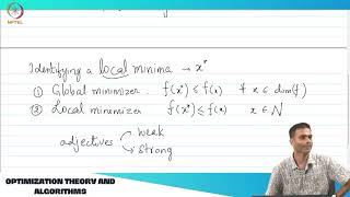 Unconstrained Optimization -1- Roadmap of the Course and Taylor?S Theorem #swayamprabha