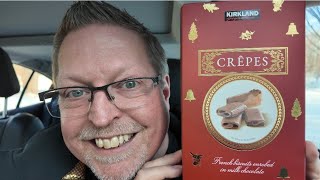 Kirkland Chocolate Covered Crepes Review !! Costco Find !!