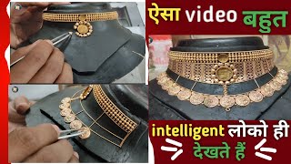 Make Wedding Choker Necklace Designs || Jewelry Making || Jewelry Making Tutorials ||