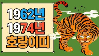 74년생 호랑이띠, 62년생 호랑이띠. 남녀 성격ᆞ직업  (골드운명학)