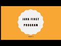 Learn Java First Program/ How to write Java Program in Editplus