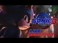 Sonic The Hedgehog 3 Trailer LIVE REACTION