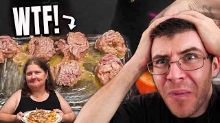 Pro Chef Reacts.. To the Worst MEATBALLS EVER! Kay Cooking