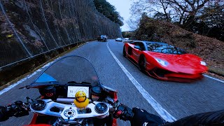 Superbikes and supercars / Panigale V4 | GSX-R1000R | YZF-R25 / Lamborghini Aventador | GT-R