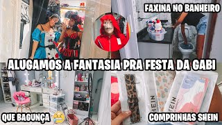 ALUGAMOS A FANTASIA PRA FESTA, JANTAMOS FORA, FAXINA NO 2° QUARTO E BANHEIRO e MUITO MAIS ❤️