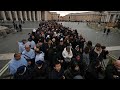 Pope Emeritus Benedict XVI body lying in state at Vatican