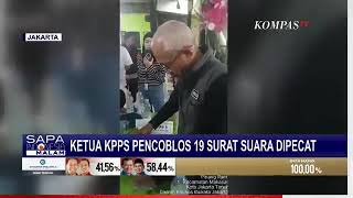 Viral Ketua KPPS Coblos 19 Surat Suara di Jakarta Timur