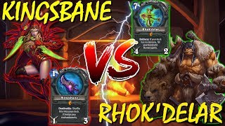 A BATTLE OF WEAPONS! Kingsbane VS Rhok'delar (Hearthstone)