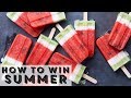 Layered Watermelon Ice Pops | Food Network