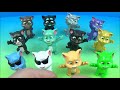 talking tom set of 12 mcdonalds 2016 happy meal collection toys video review