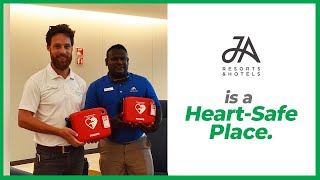 JA Resorts and Hotels Dubai is A Heart Safe Place with Philips AED