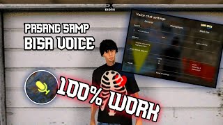 CARA PASANG SAMP VOICE DI PC/LAPTOP 100% WORK || SAMP ROLEPLAY #gtasanandreas #sampindonesia #samp