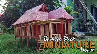 Bamboo Stick Miniature House // Village House // CUSTOM MADE