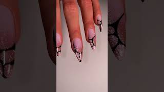 Elegant and intriguing nails w/ ESVY Reflective Cat Eye Polishes