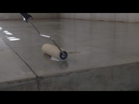 What do you use to seal a concrete floor?