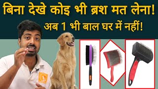 Best brush / comb for dog's hair.