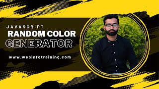 How to create a Random Hex Background Color Generator using HTML, CSS, and JavaScript.