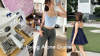 living alone diaries ∙ home improvements, unboxing haul, coffee corner