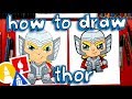 How To Draw Cartoon Thor