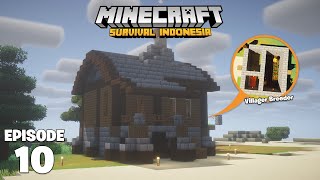 Membuat Villager Breeder Bikin Rugi - Minecraft Survival Indonesia (Ep.10)