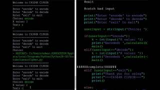 Python Caesar Cipher Part 3