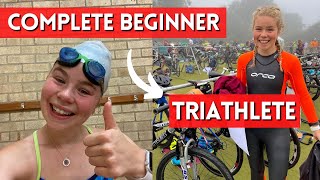 HOW TO GO FROM COMPLETE BEGINNER TO TRIATHLETE // HOW TO DO YOUR FIRST TRIATHLON !!